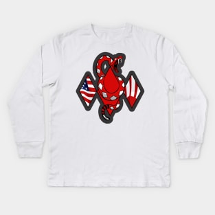 VFA-102 Diamondbacks - Super Hornet Kids Long Sleeve T-Shirt